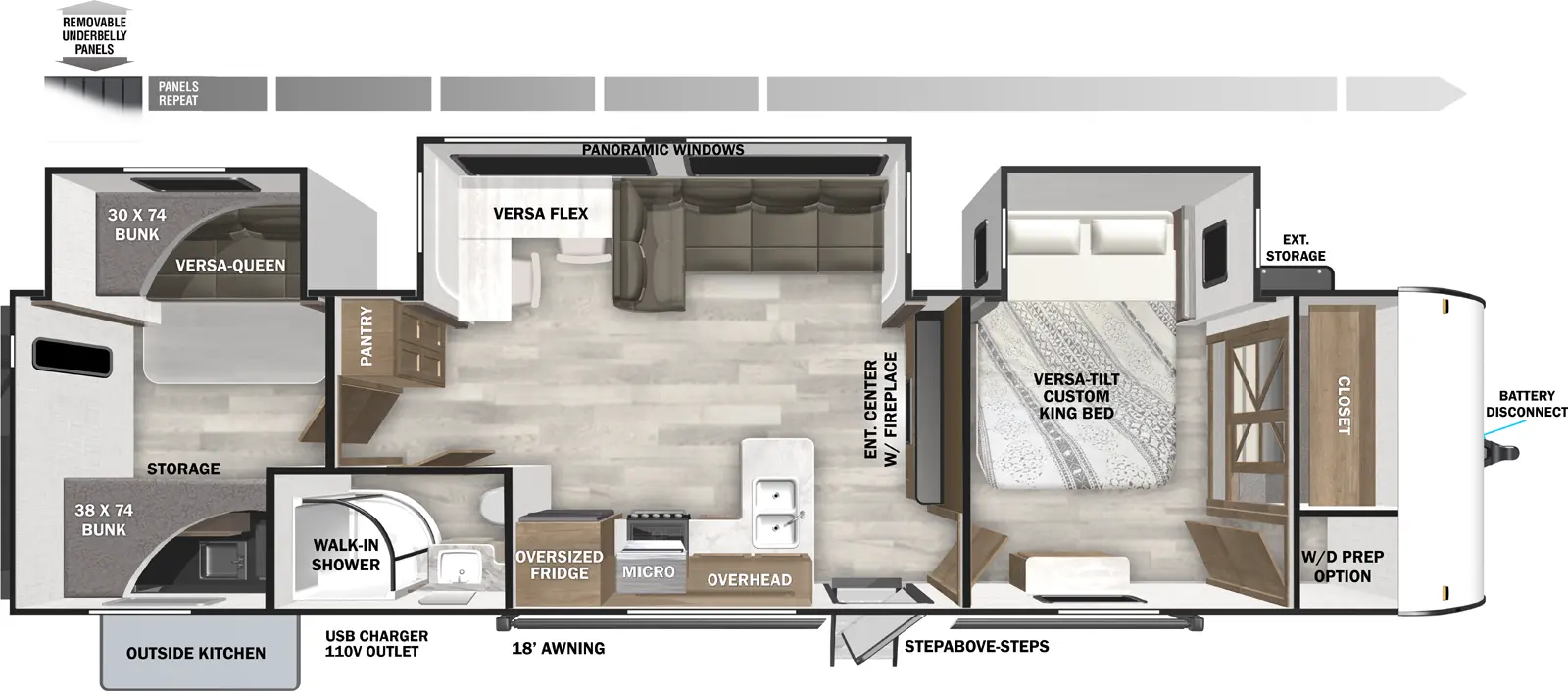 Wildwood 33TS Floorplan